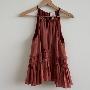 Cinq à Sept Silk Ruffle Blouse